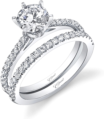 Fana 6 Prong Solitaire Engagement Ring Setting
